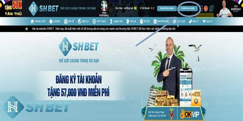 Rút tiền SHBET